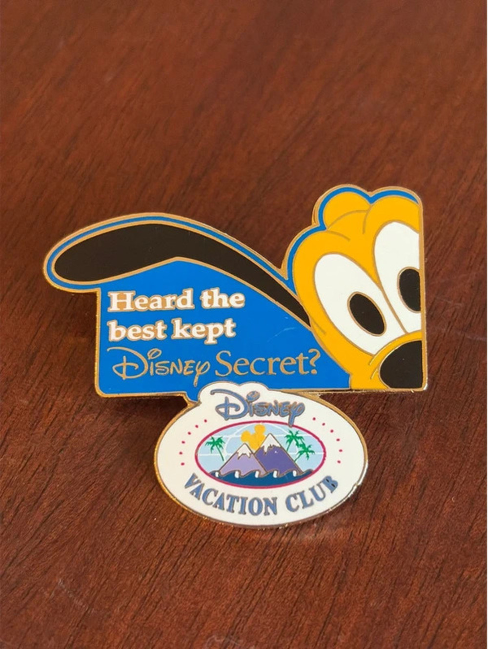 Disney Vacation Club DVC Pluto Best Kept Disney Secret 2005 Trading Pin #38329